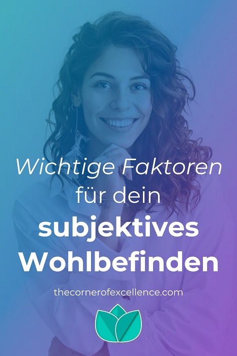 Faktoren subjektives Wohlbefinden Faktoren Wohlbefinden elegante sichere Frau