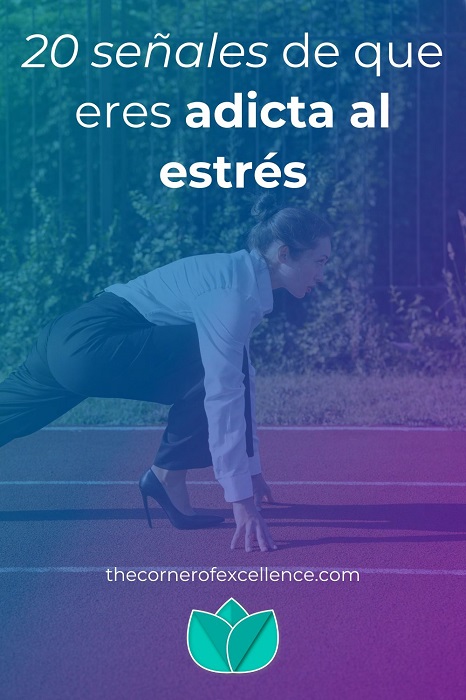 adicta al estrés adicto al estrés adicción al estrés estrés crónico mujer corriendo traje