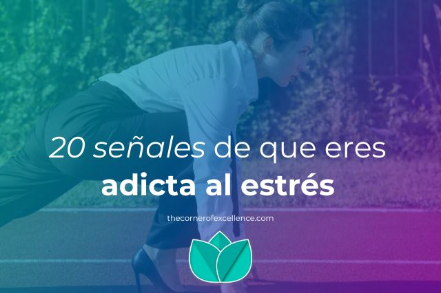 adicta al estrés adicto al estrés adicción al estrés estrés crónico mujer corriendo traje