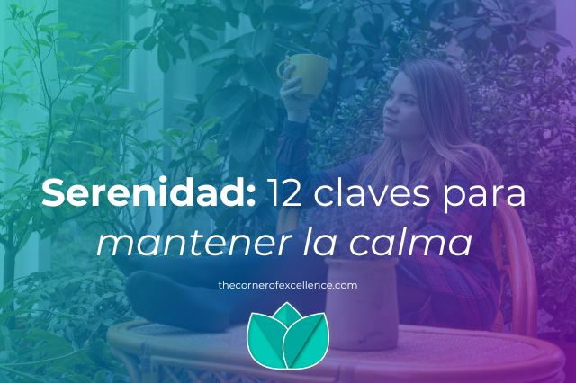 serenidad mantener la calma mujer relajada jardí­n