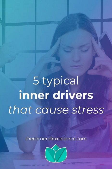 inner drivers that cause stress stressed woman multitasking