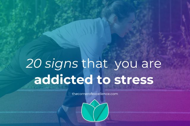 addicted to stress addict stress addiction chronic stress woman running suit