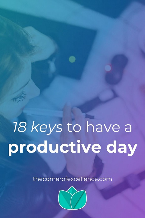 keys productive day have a productive day woman thinking pen